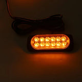 12V/24V 4/6 12 LED Flashing Light Strobe Lamp Truck Recover  Amber Beacon & Control Waterproof