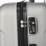 3-in-1 Multifunctional Large Capacity Traveling Storage Suitcase Silver Gray