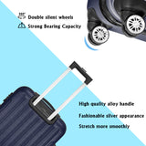 3-in-1 Multifunctional Large Capacity Traveling Storage Suitcase Luggage Set Navy Blue