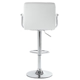 2pcs 60-80cm 6 Checks Round Cushion  Armrest Bar Stool White